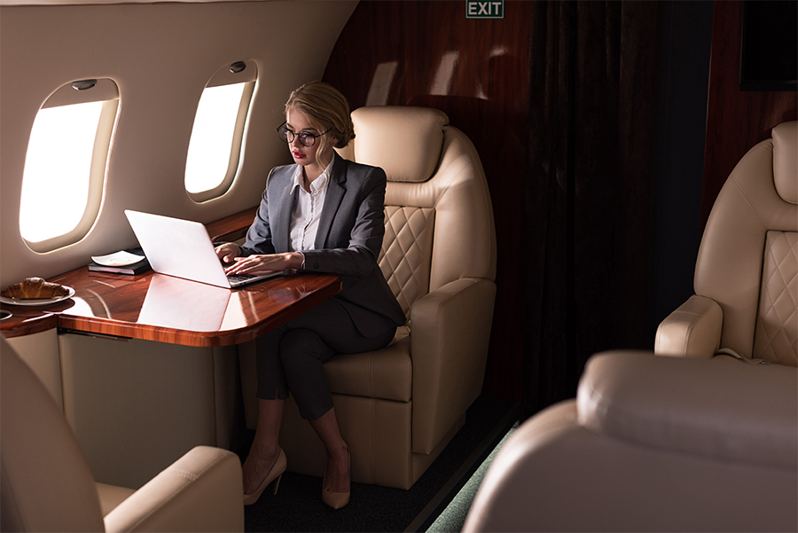 Exclusive Private Jet Charter for Business Executives